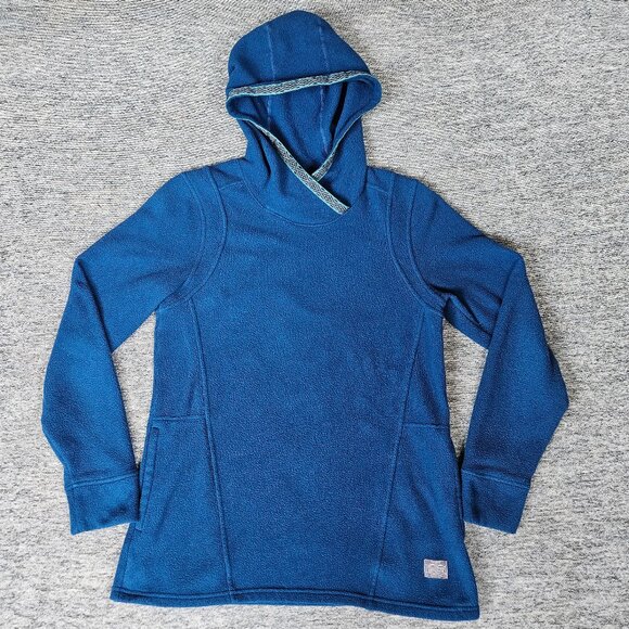 Toad & Co Women’s Small Lookout Fleece Hoodie Blue Telluride Heritage Collection - Picture 1 of 11